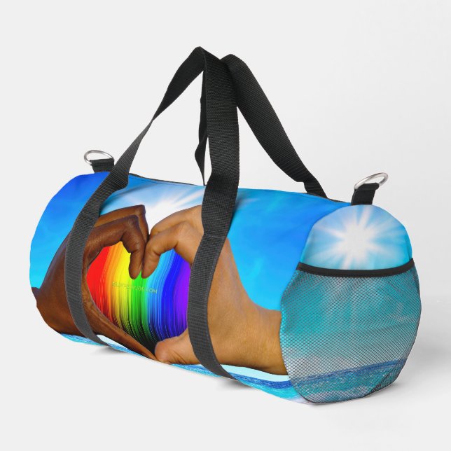 SlipperyJoe's zwei gehorchte Hände männlich h Duffle Bag (Rechte Ecke)