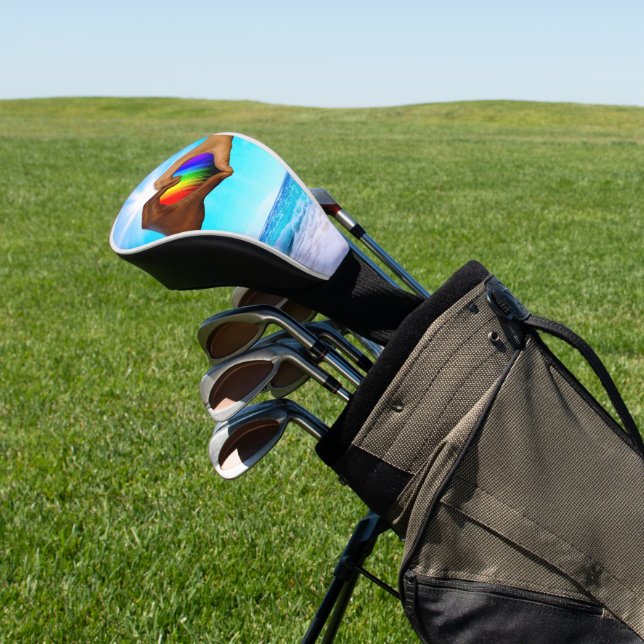 SlipperyJoe's zwei gehorchte Hände männlich h Golf Headcover (In SItu)