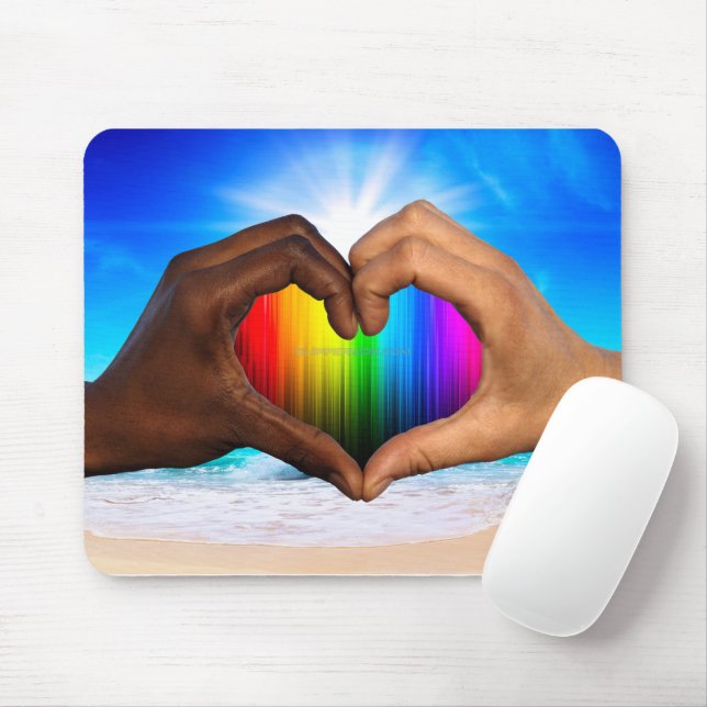 SlipperyJoe's zwei gehorchte Hände männlich h Mousepad (Mit Mouse)