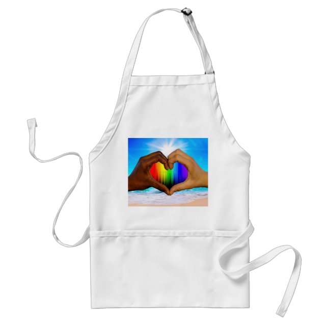 SlipperyJoe's zwei gehorchte Hände männlich h Schürze (Vorne)