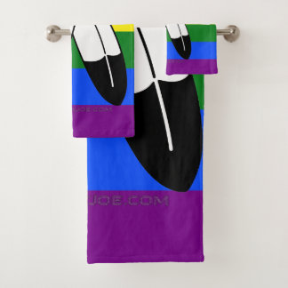 SlipperyJoe's Zwei-Geist-Pride-Flag-Zeremonial LGB Badhandtuch Set
