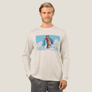 Slipperyjoes zwei Superhelden küssen Charaktere f Tri-Blend Shirt