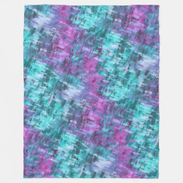 Slipstream-Diggiati - aquamarin und lila: Fleecedecke