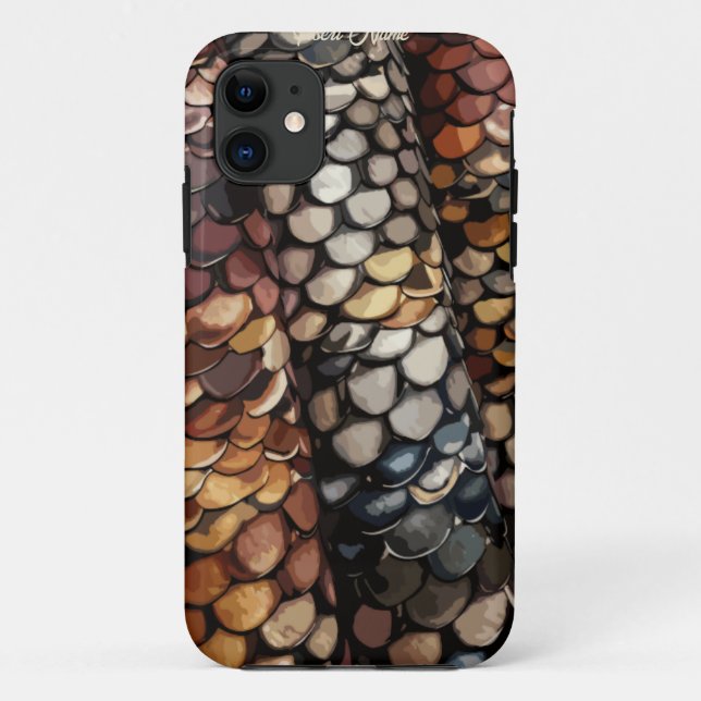 Slithering Chic Case-Mate iPhone Hülle (Rückseite)