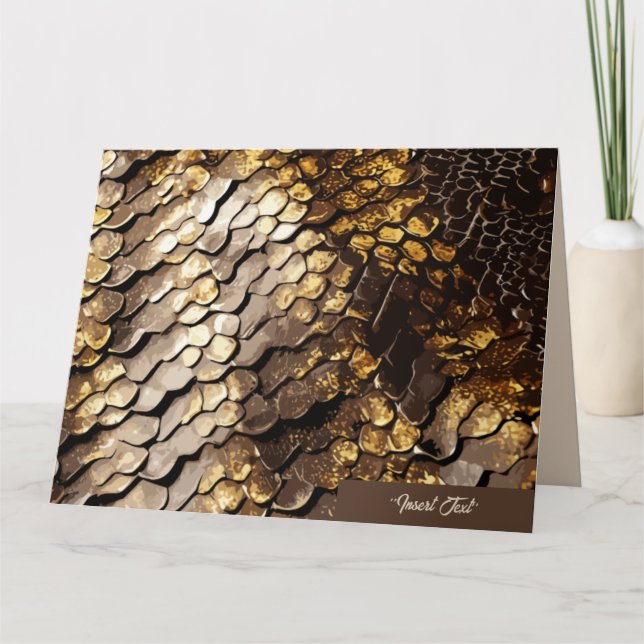 Slithering Chic Karte (Vorderseite)