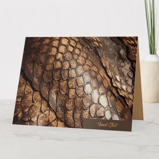 Slithering Chic Karte (Vorderseite)