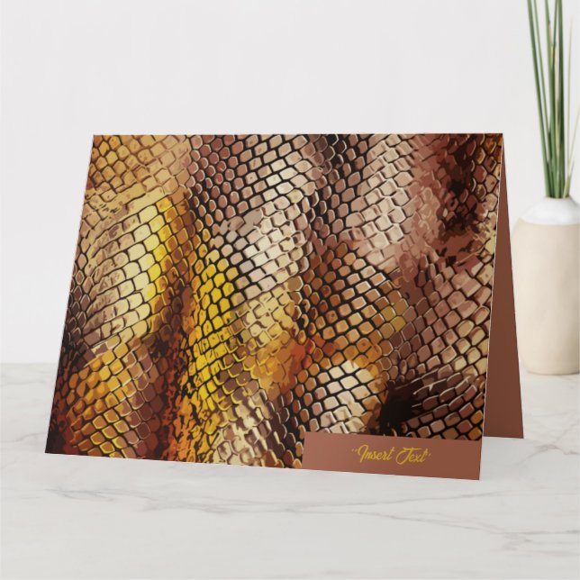 Slithering Chic Karte (Vorderseite)