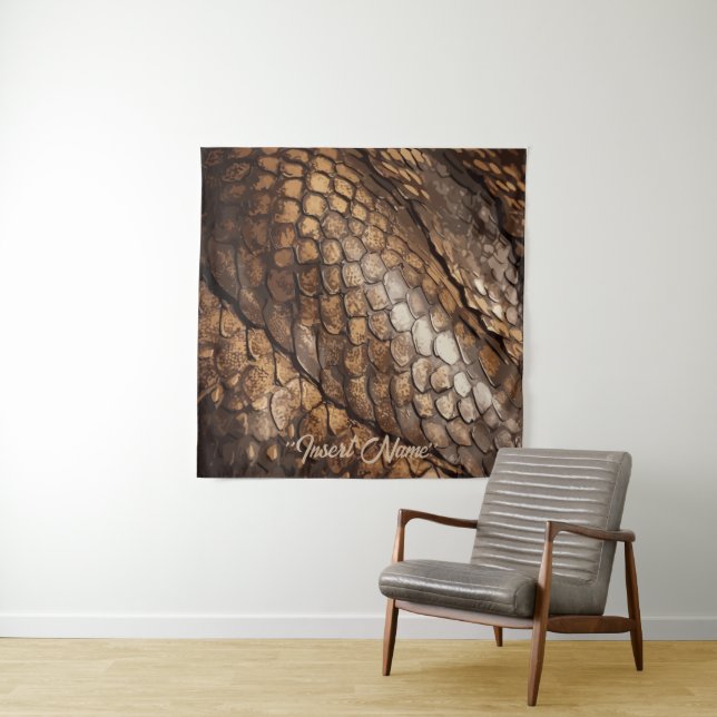 Slithering Chic Wandteppich (Beispiel)