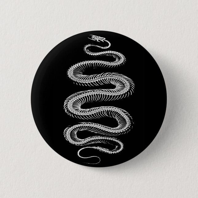 Slithering Snake Skeleton Button (Vorderseite)