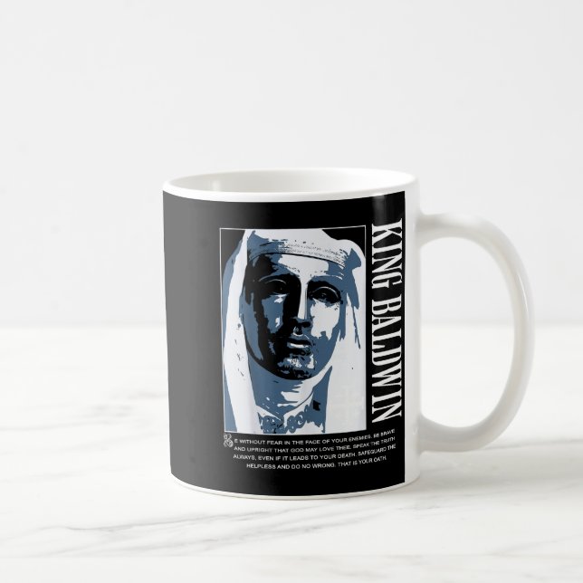 Sliver Mask King Baldwin Iv Meme The Leper King Wa Kaffeetasse (Rechts)
