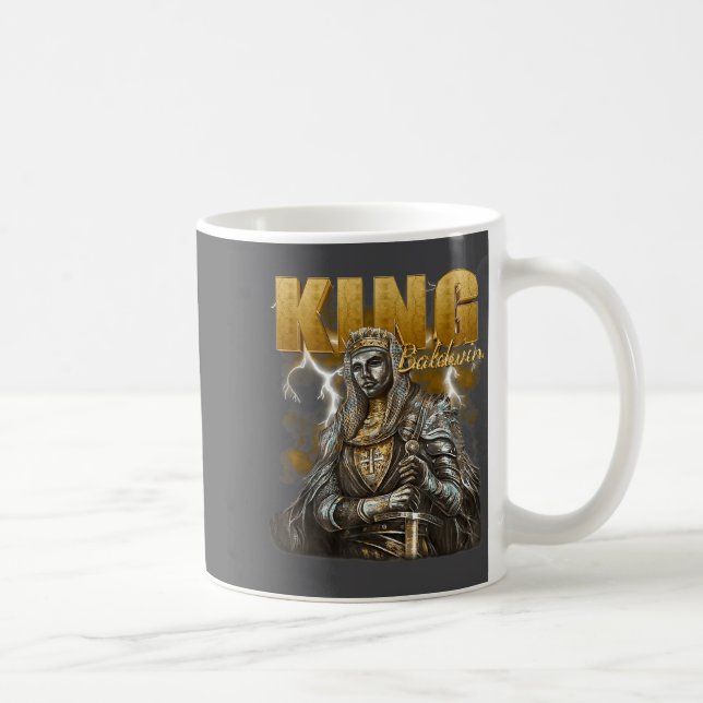 Sliver Mask King Baldwin Iv Meme The Leper King Wa Kaffeetasse (Rechts)