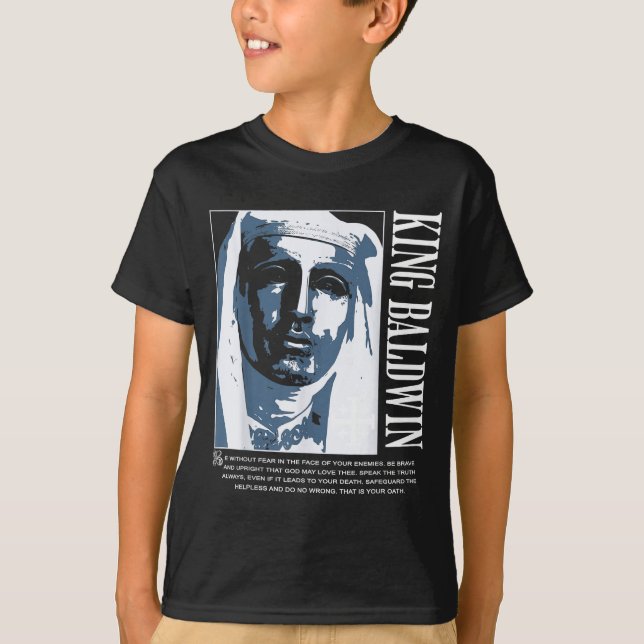Sliver Mask King Baldwin Iv Meme The Leper King Wa T-Shirt (Vorderseite)
