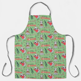 Slo Ho Ho Merry Slothmas Funny Christmas Koch Schürze
