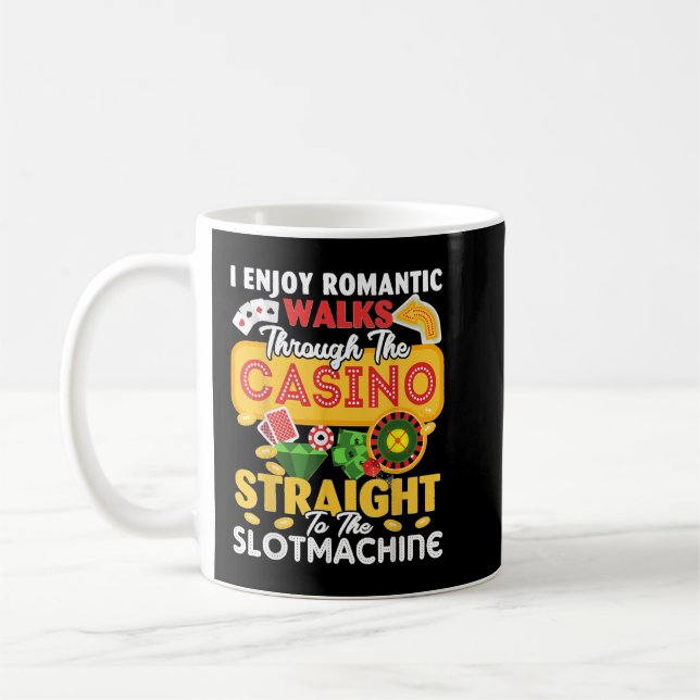 Slo Machine Gambling Casino Spieler Vegas Kaffeetasse (Links)