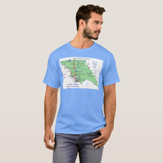 SLO Place Names MAP T-Shirt