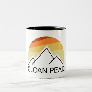 Sloan Peak Washington Retro Zweifarbige Tasse