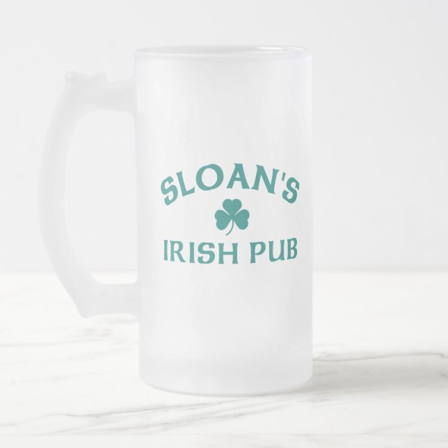 Sloan's Irish Pub Mattglas Bierglas (Links)