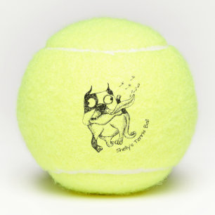 Slobbering Boston Terrier Penn Tennis Balls Tennisbälle