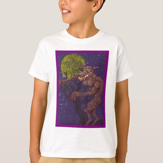 Slobbering Werewolf T-Shirt (Vorderseite)