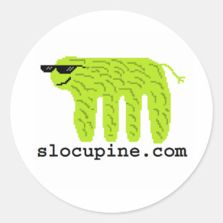 slocupine.com runder aufkleber