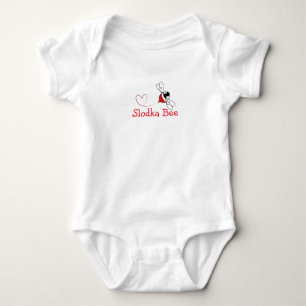 Słodka Bee Baby Bodysuit Strampler
