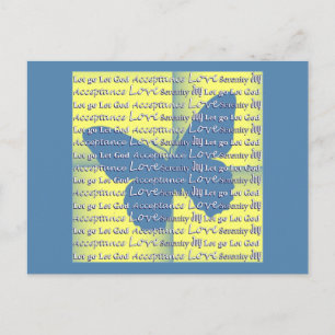 Slogan Butterfly Postkarte
