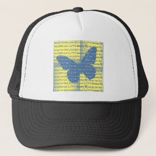 Slogan Butterfly Truckerkappe