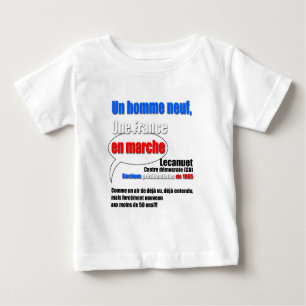 Slogan En Marche Baby T-shirt