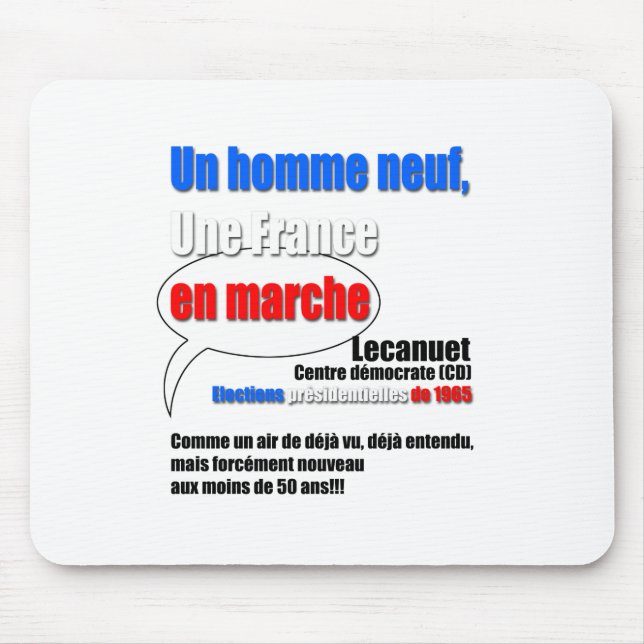 Slogan En Marche Mousepad (Vorne)