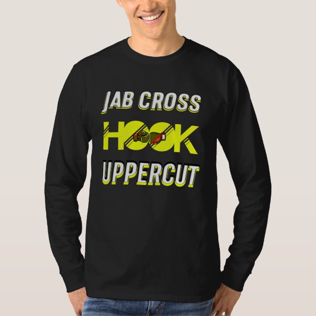Slogan Kickbox-Training für Boxer und T-Shirt (Vorderseite)