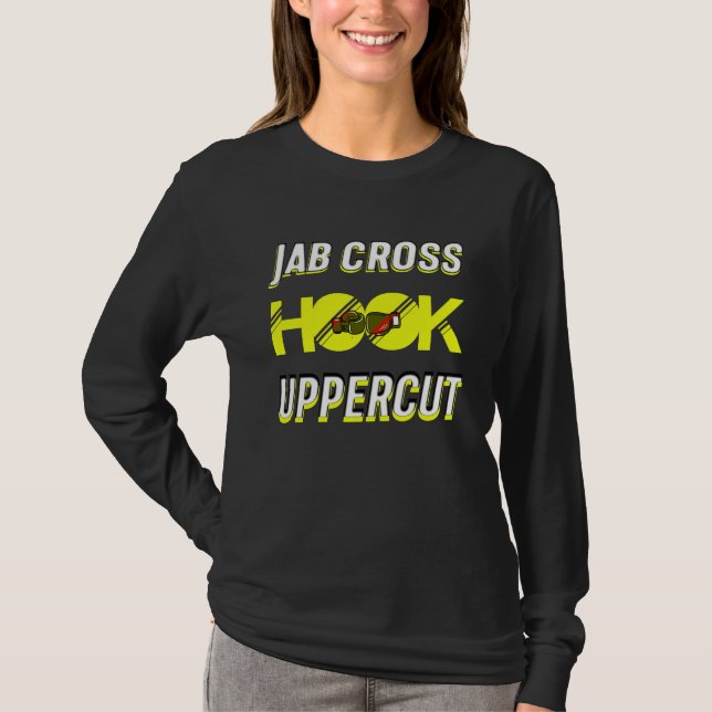 Slogan Kickbox-Training für Boxer und T-Shirt (Vorderseite)