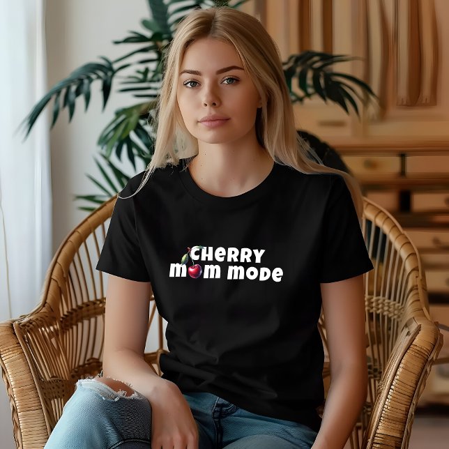 Slogan Mutter Tag der Zwergkirsche T-Shirt (Von Creator hochgeladen)