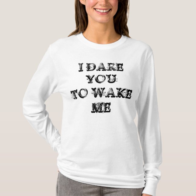 Slogan-Pyjama T-Shirt (Vorderseite)