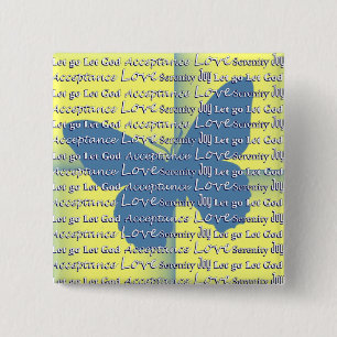 Slogan Schmetterling Button