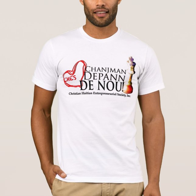 Slogan-Shirt T-Shirt (Vorderseite)