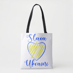 Slogan Slava Ukraini Ruhm an die Ukraine Herz Tasc