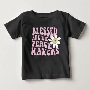 Slogan von Daisy and Peace Makers Baby T-shirt