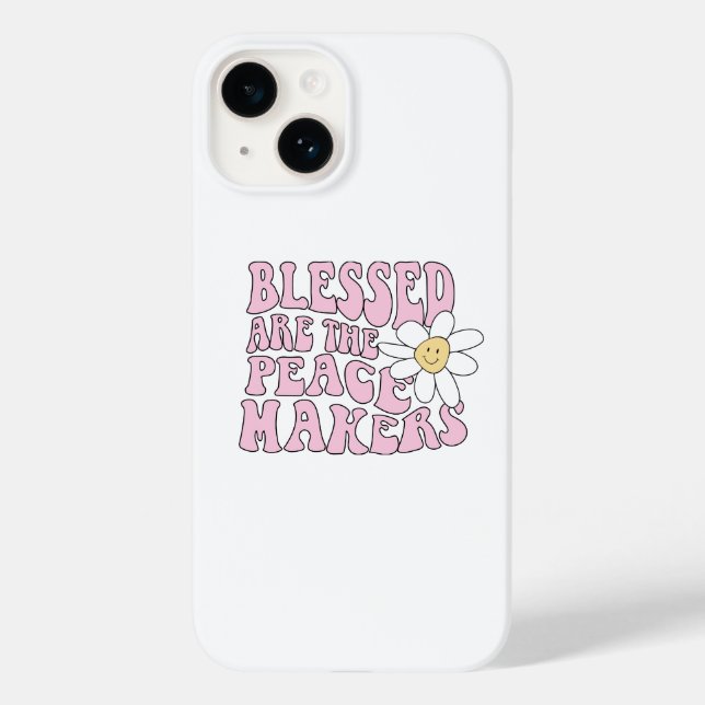 Slogan von Daisy and Peace Makers Case-Mate iPhone Hülle (Rückseite)