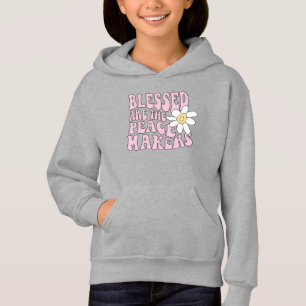 Slogan von Daisy and Peace Makers Hoodie