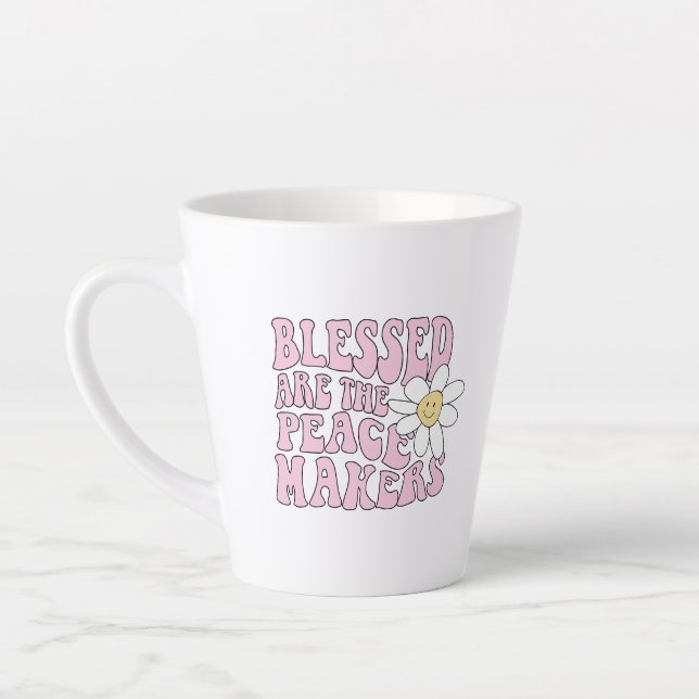 Slogan von Daisy and Peace Makers Milchtasse (Links)