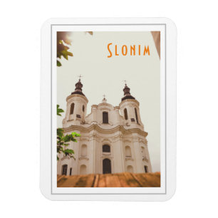 Slonim Belarus Architektur Stadt Kathedrale Magnet