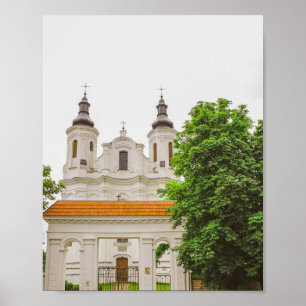 Slonim Belarus Architektur Stadt Kathedrale Poster