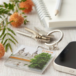 Slonim Belarus Architektur Stadt Kathedrale Schlüsselanhänger