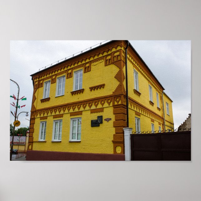Slonim Belarus Town Architecture Street Poster (Vorne)