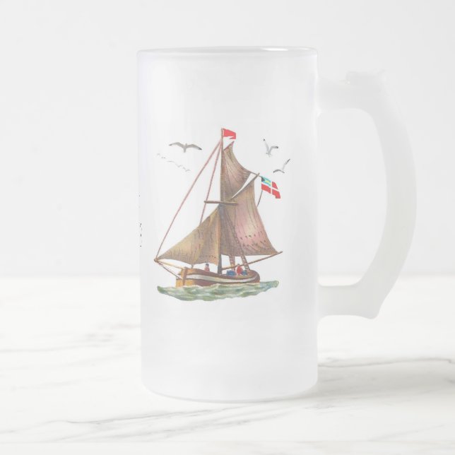 Sloop John B Bier-Tasse Mattglas Bierglas (Rechts)