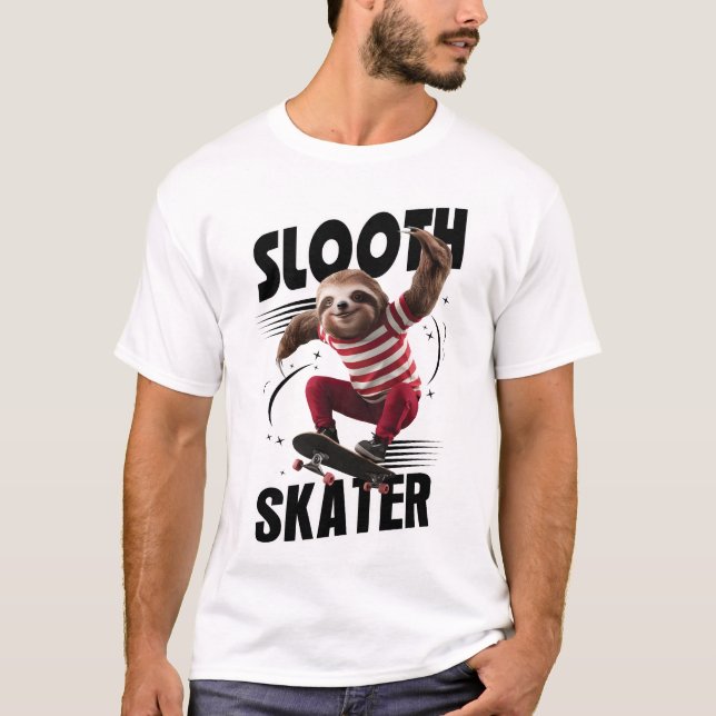 Slooth Skater T-Shirt (Vorderseite)