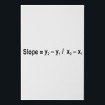 Slope Formula Math Mathematical Physics Künstlicher Leinwanddruck<br><div class="desc">I love Math. A must for every math lover,  math student,  math teacher. A perfect match for nerds and geeks. Good for the young and the old. Slope Formula.</div>