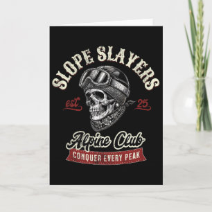 Slope Slayers Freestyle-Skifahren Skifahrer Winter Karte