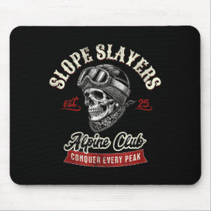 Slope Slayers Freestyle Skifahrer Winter Mousepad