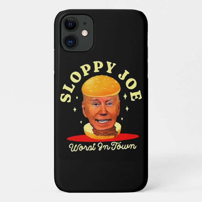 Sloppy Joe Biden Anti President Case-Mate iPhone Hülle (Rückseite)